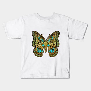 golden butterfly Kids T-Shirt